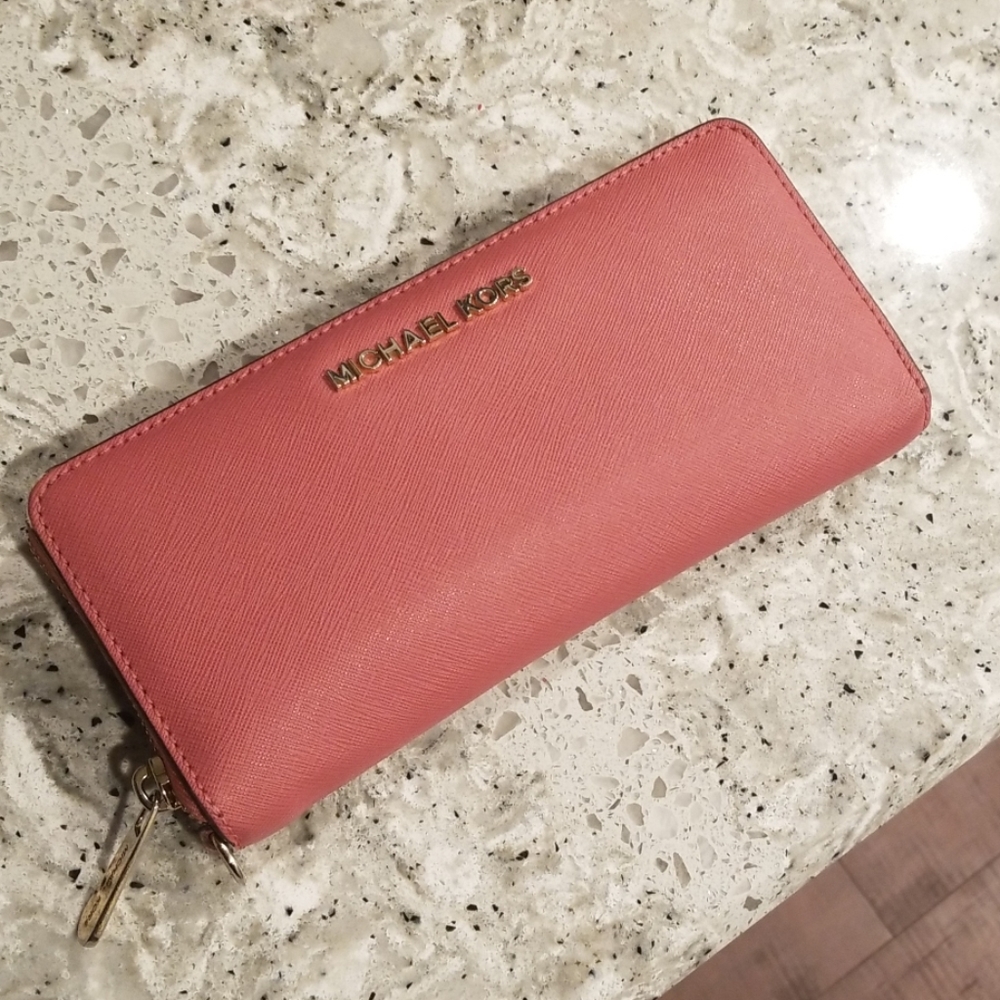 Pink wallet